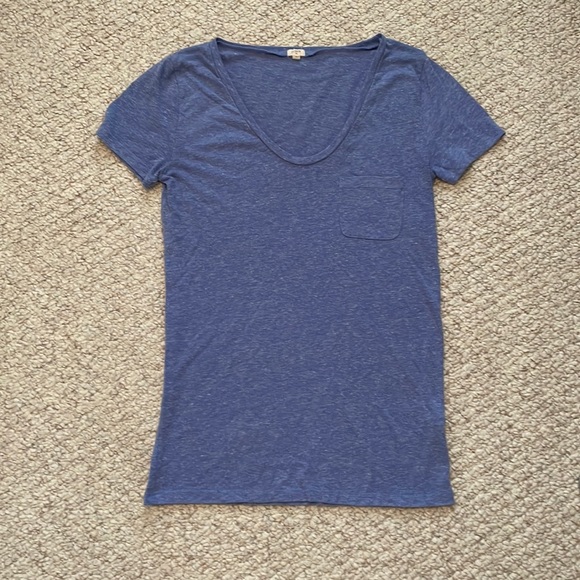J. Crew Tops - J. Crew blue short sleeve tee shirt top